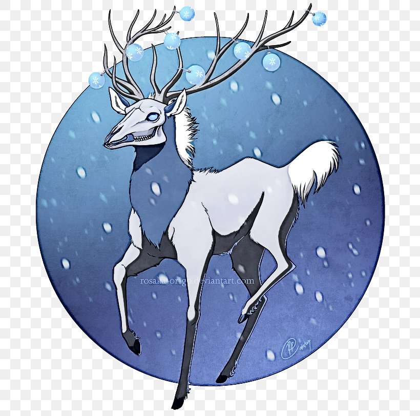 Reindeer, PNG, 730x811px, Deer, Antelope, Fawn, Fictional Character, Reindeer Download Free