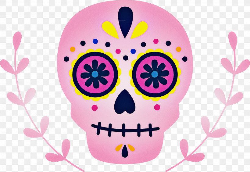 Mexico Elements, PNG, 3000x2066px, Mexico Elements, Calavera, Cartoon, Drawing, Painting Download Free