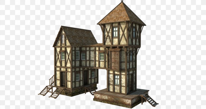 Middle Ages House, PNG, 1227x651px, 3d Computer Graphics, 3d Modeling, Middle Ages, Architecture, Building Download Free
