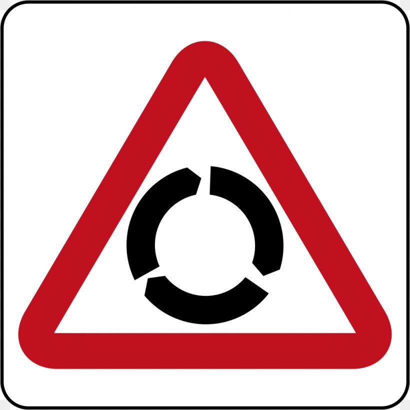 Roundabout Traffic Sign Warning Sign Driving Yield Sign, PNG, 1024x1024px, Roundabout, Area, Brand, Clutch Control, Driving Download Free