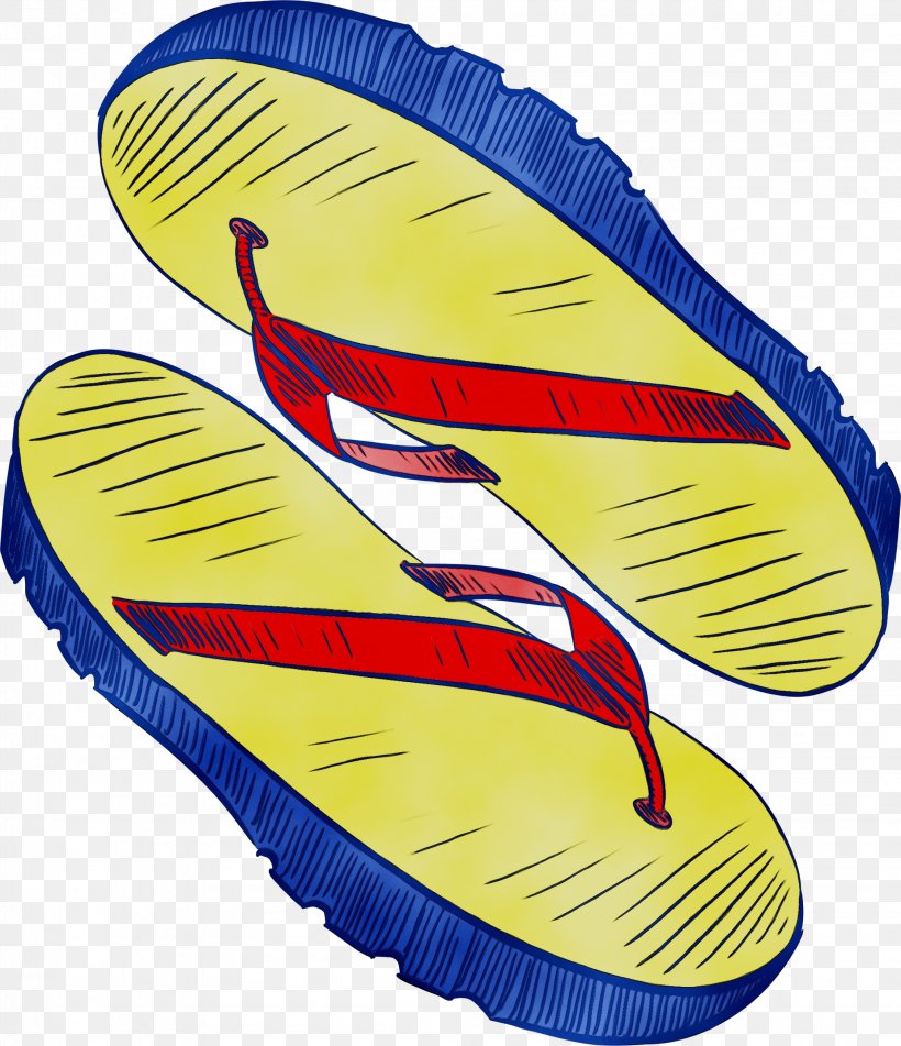 Shoe Yellow Running Flip-flops Walking, PNG, 2248x2609px, Shoe, Crosstraining, Electric Blue, Flipflops, Footwear Download Free