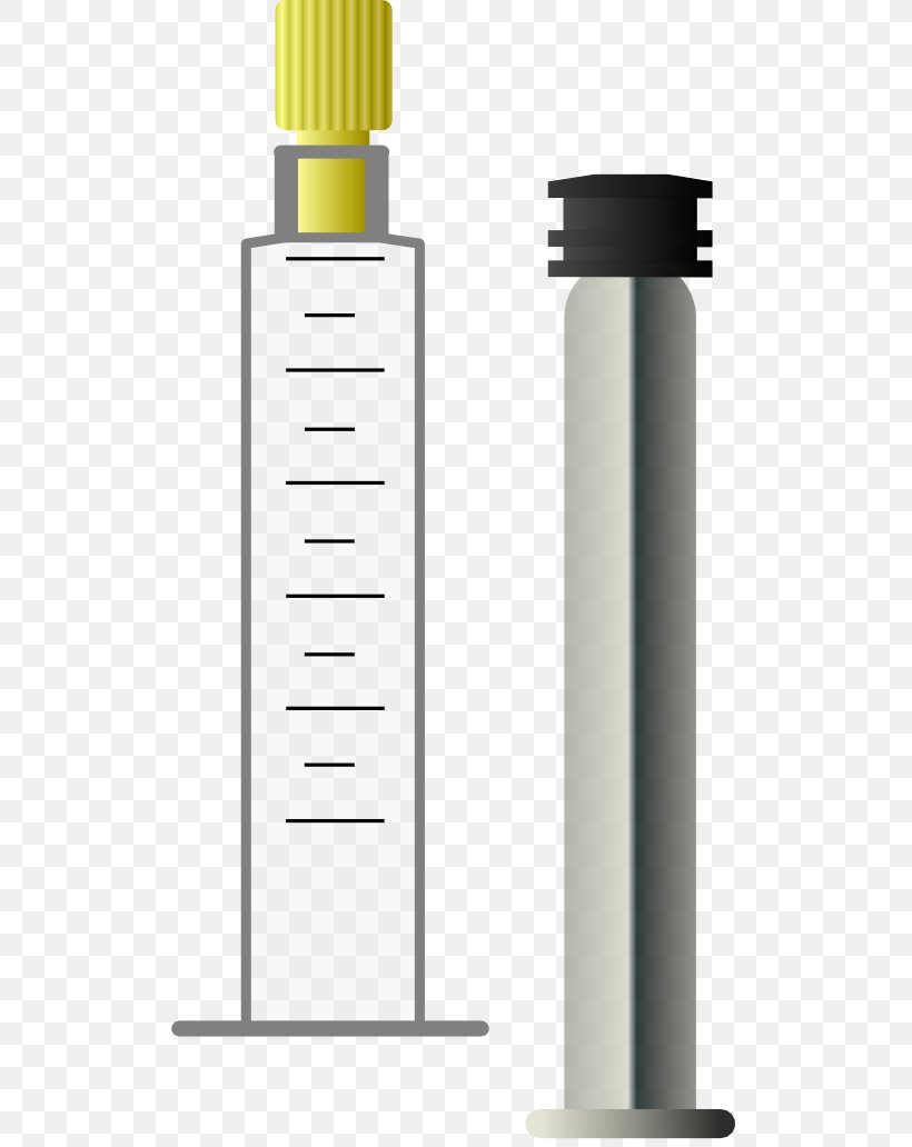 Syringe Hypodermic Needle Luer Taper Injection, PNG, 512x1032px, Syringe, Bottle, Cylinder, Health, Hypodermic Needle Download Free