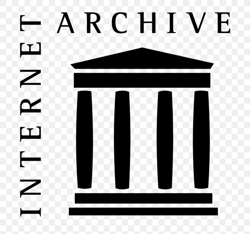 Internet Archive Web Archiving Library, PNG, 768x768px, Internet Archive, Area, Black, Black And White, Brand Download Free