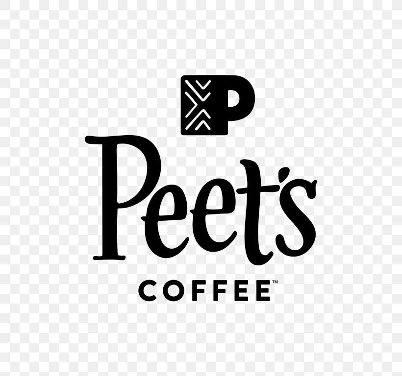 Peet's Coffee Cafe Tea San Mateo, PNG, 768x768px, Coffee, Area, Black, Black And White, Brand Download Free