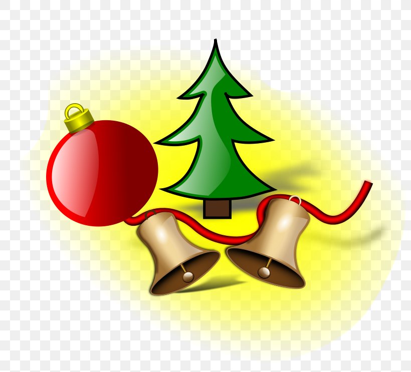 Christmas Tree Euclidean Vector Illustration, PNG, 800x743px, Christmas, Bell, Christmas Decoration, Christmas Ornament, Christmas Tree Download Free
