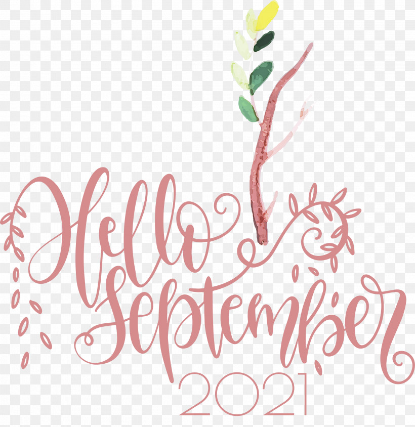 Hello September September, PNG, 2913x2999px, 2019, Hello September, Childrens Day, Floral Design, September Download Free