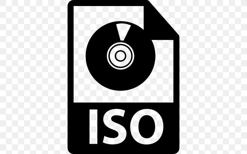 ISO Image, PNG, 512x512px, Iso Image, Area, Black, Black And White, Brand Download Free