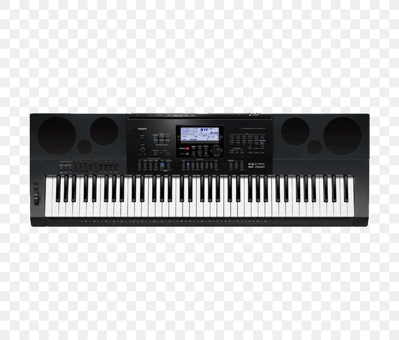 Casio WK-7600 Electronic Keyboard Musical Instruments Casio CTK-6200, PNG, 700x700px, Watercolor, Cartoon, Flower, Frame, Heart Download Free