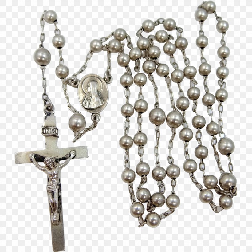 Rosary Prayer Beads Sterling Silver, PNG, 1023x1023px, Rosary, Amber, Artifact, Bead, Body Jewelry Download Free