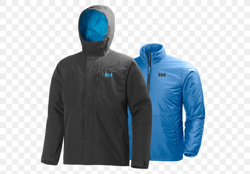Hoodie T-shirt Jacket Helly Hansen Sleeve, PNG, 570x570px, Hoodie, Active Shirt, Clothing, Coat, Electric Blue Download Free