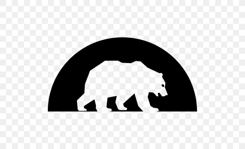 Polar Bear Brown Bear Grizzly Bear, PNG, 500x500px, Bear, Animal, Animal Track, Area, Black Download Free