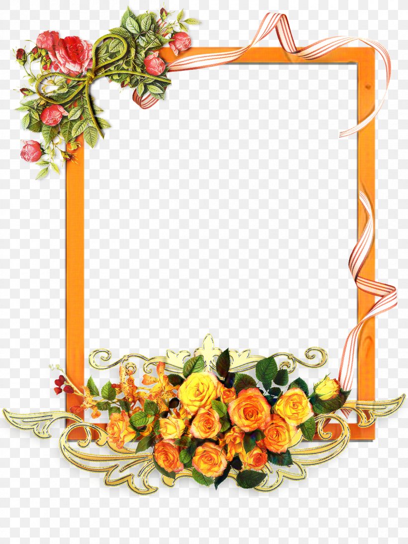 Picture Frames Clip Art Flower Frame, PNG, 1200x1600px, Picture Frames ...