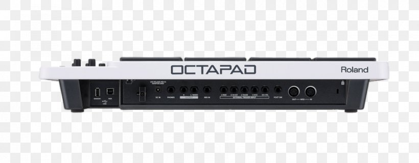 Roland Octapad Electronic Drums Percussion Roland Corporation Electronics, PNG, 940x367px, Roland Octapad, Audio Receiver, Audio Signal, Celebrity, Digital Data Download Free