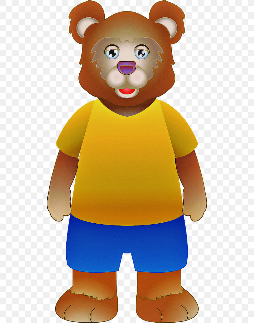 Teddy Bear, PNG, 519x1040px, Cartoon, Animation, Mascot, Smile, Teddy Bear Download Free