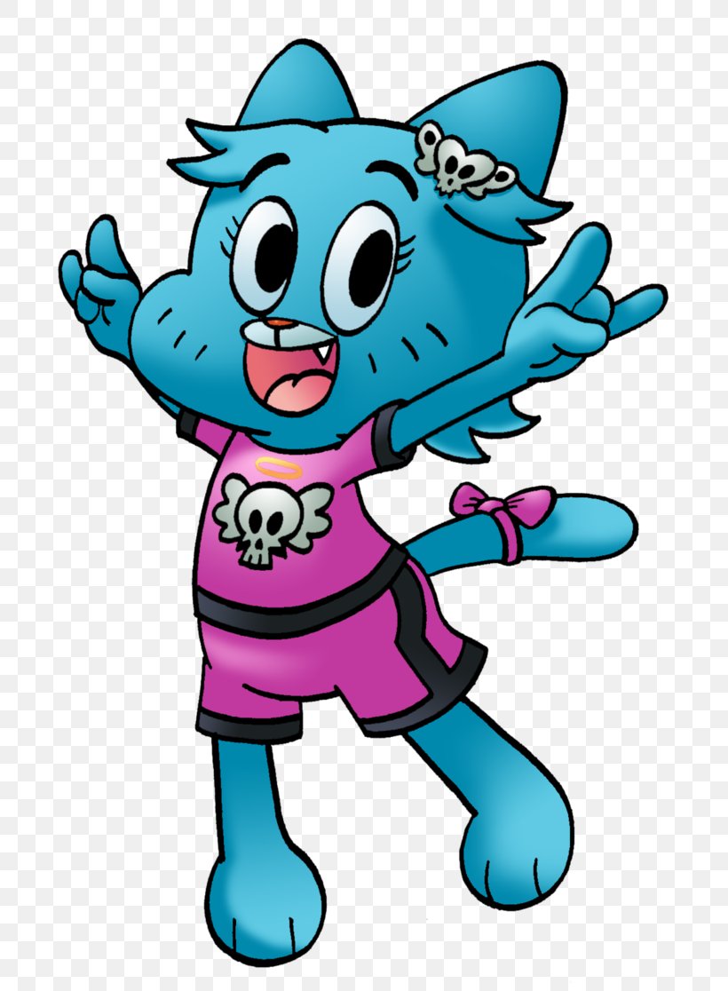 Gumball Watterson Television Show Clip Art DeviantArt Image, PNG, 716x1116px, Gumball Watterson, Amazing World Of Gumball, Animal Figure, Area, Art Download Free