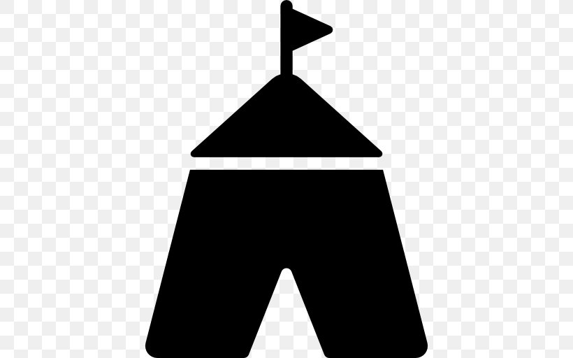 Partytent Camping Clip Art, PNG, 512x512px, Tent, Black, Black And White, Camping, Circus Download Free