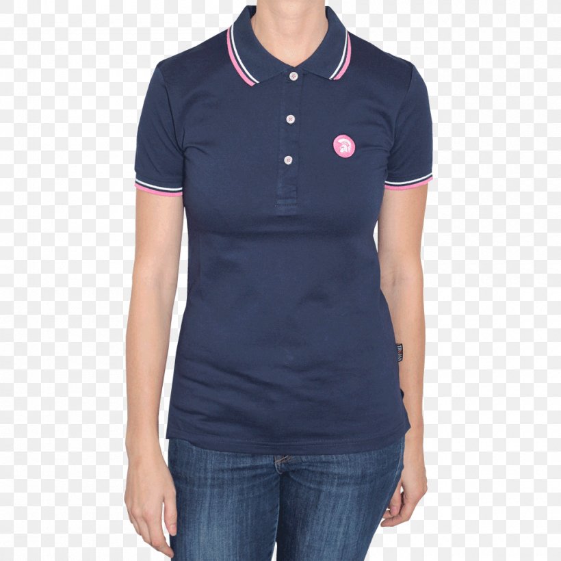 T-shirt Polo Shirt Pinguin Radio Collar Sleeve, PNG, 1000x1000px, Tshirt, Air, Cobalt, Cobalt Blue, Collar Download Free