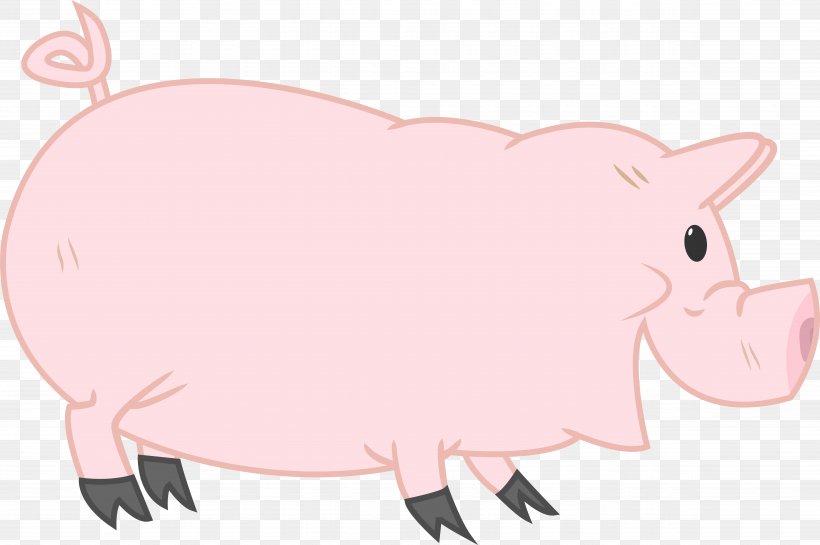 Domestic Pig Pony Clip Art, PNG, 9466x6296px, Domestic Pig, Animal, Carnivoran, Computer Graphics, Deviantart Download Free