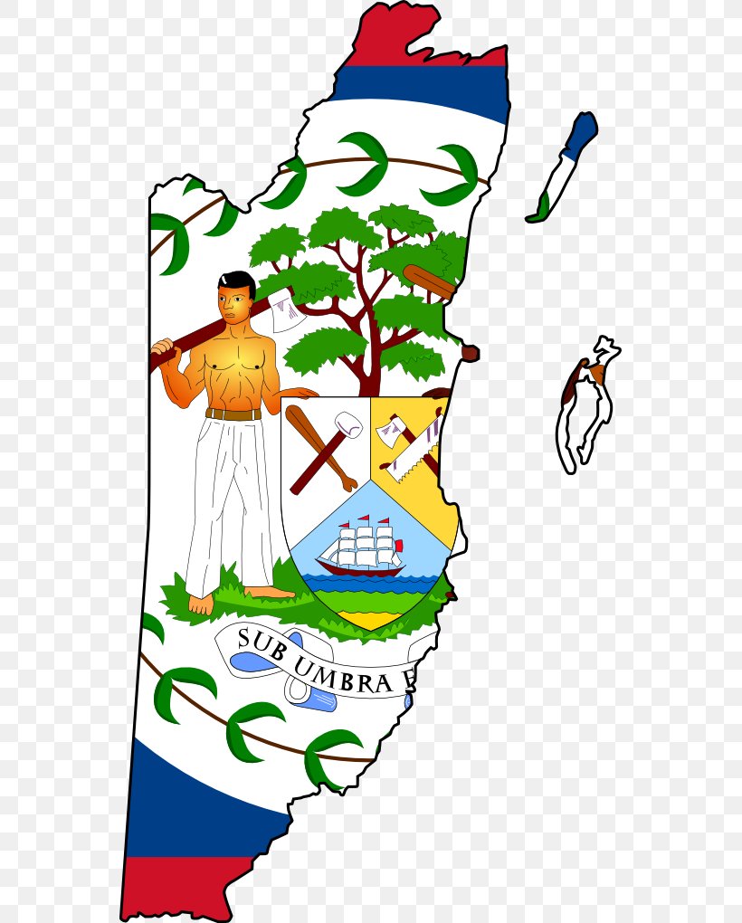 Flag Of Belize Map National Flag British Honduras, PNG, 555x1020px, Flag Of Belize, Area, Art, Artwork, Belize Download Free