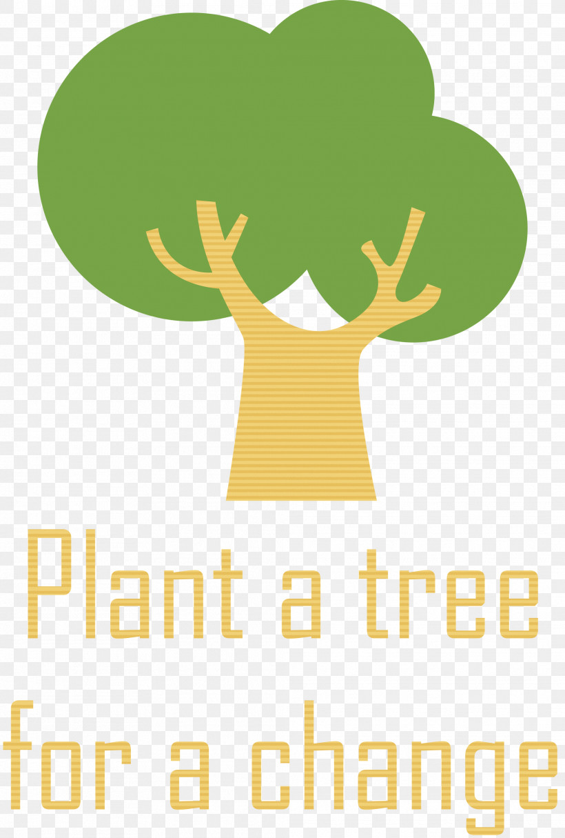 Plant A Tree For A Change Arbor Day, PNG, 2024x3000px, Arbor Day, Antler, Behavior, Green, Hm Download Free
