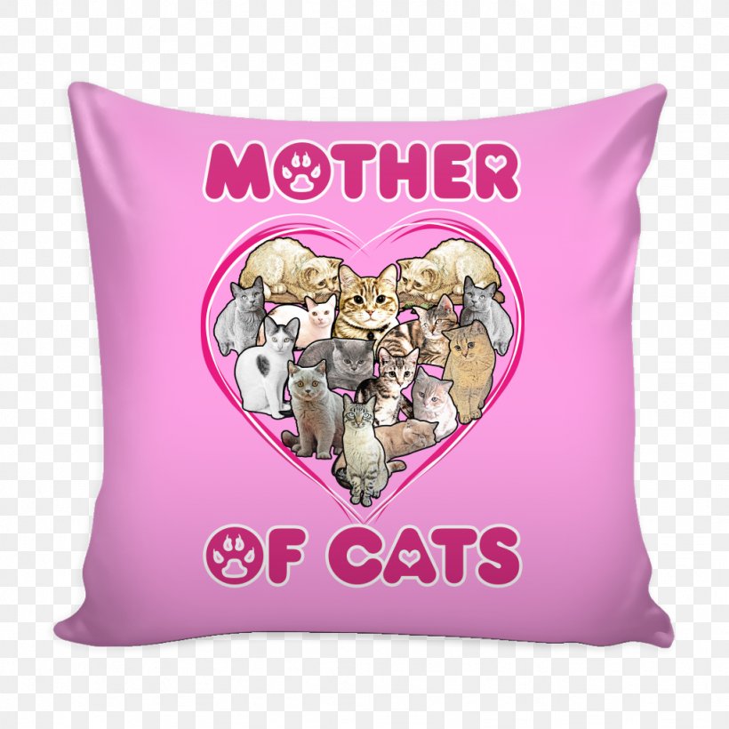 Throw Pillows Tote Bag Cat, PNG, 1024x1024px, Pillow, Bag, Cat, Clothing, Cotton Download Free