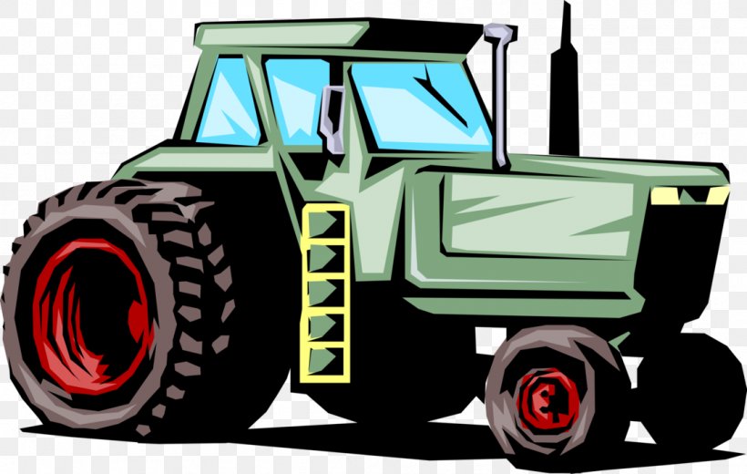 Clip Art Vector Graphics Tractor Agriculture Illustration, PNG, 1103x700px, Tractor, Agricultural Machinery, Agriculture, Automotive Design, Automotive Tire Download Free