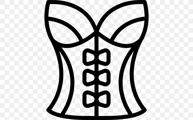 Flat Design Clip Art, PNG, 512x512px, Flat Design, Artwork, Black And White, Clothing, Corset Download Free