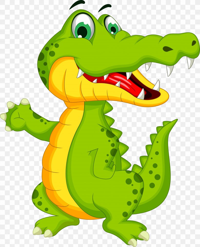 Crocodile Alligator Cartoon Illustration, PNG, 4066x5021px, Crocodile, Alligator, Amphibian, Cartoon, Crocodilia Download Free
