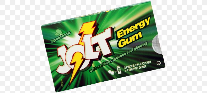 Jolt Cola Chewing Gum Energy Drink Fizzy Drinks, PNG, 495x368px, Jolt Cola, Advertising, Brand, Caffeine, Chewing Download Free