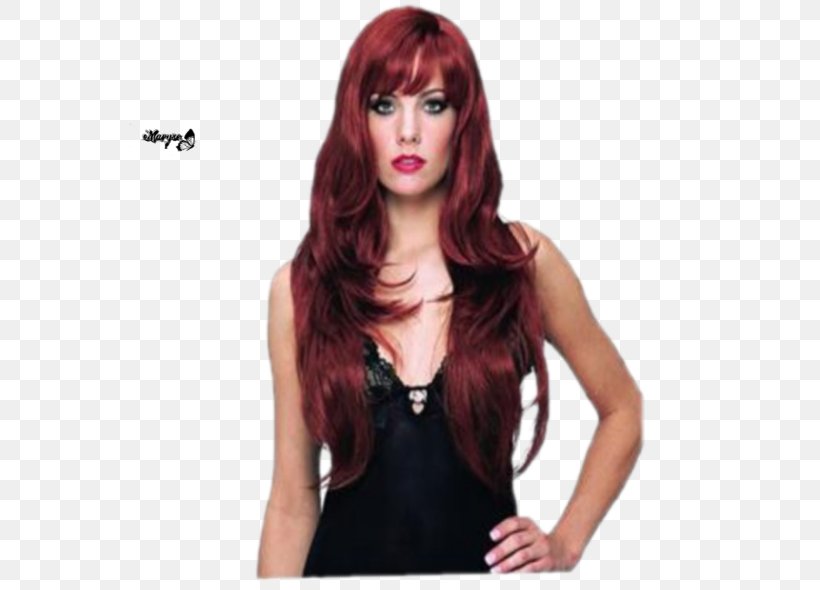 Wig Red Hair Hair Coloring, PNG, 650x590px, Wig, Bangs, Blond, Bob Cut, Brown Download Free