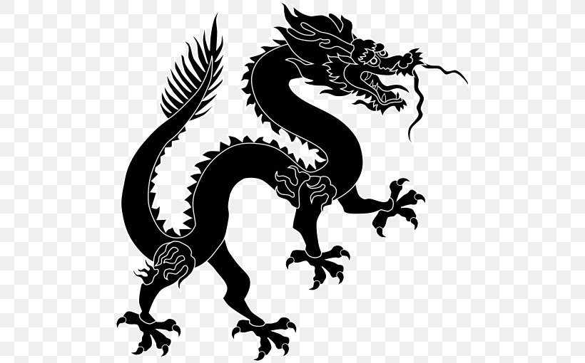 China Chinese Dragon, PNG, 500x510px, China, Autocad Dxf, Black And White, Chinese Dragon, Dragon Download Free