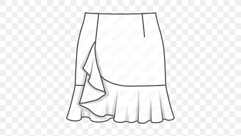 Dress Skirt Drawing Fashion Illustration Pattern, PNG, 370x465px, Dress, Abdomen, Black, Black And White, Burda Style Download Free