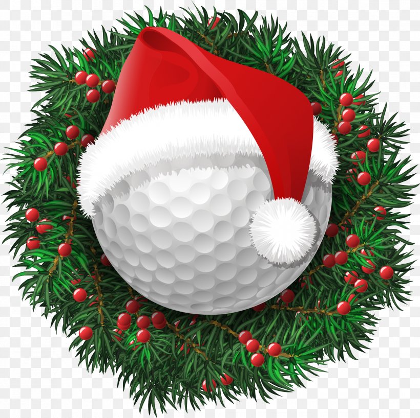 Santa Claus Golf Course Christmas Golf Ball, PNG, 1934x1930px, Santa Claus, Ball, Christmas, Christmas Decoration, Christmas Ornament Download Free