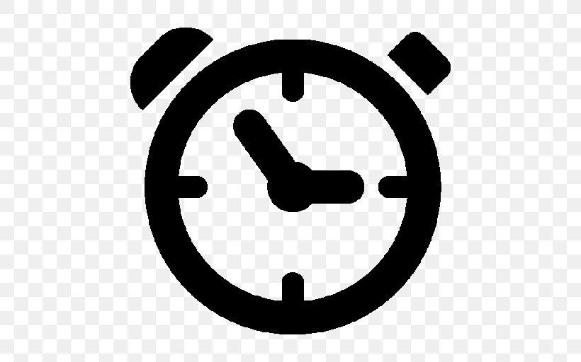 Timer Alarm Clocks Stopwatch, PNG, 512x512px, Timer, Alarm Clocks, Area, Black And White, Clock Download Free