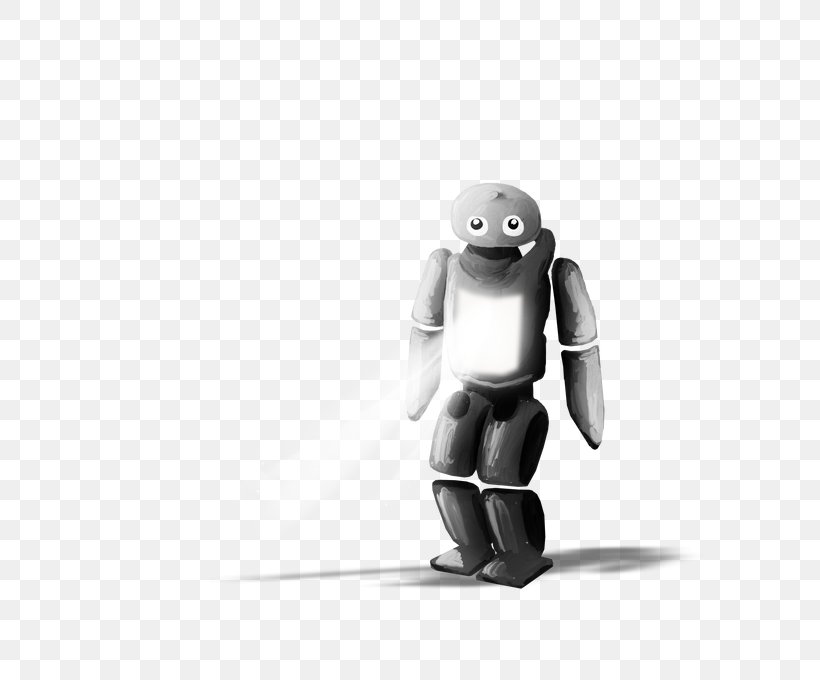 Cartoon Robot, PNG, 650x680px, Cartoon, Black And White, Creativity, Drawing, Figurine Download Free