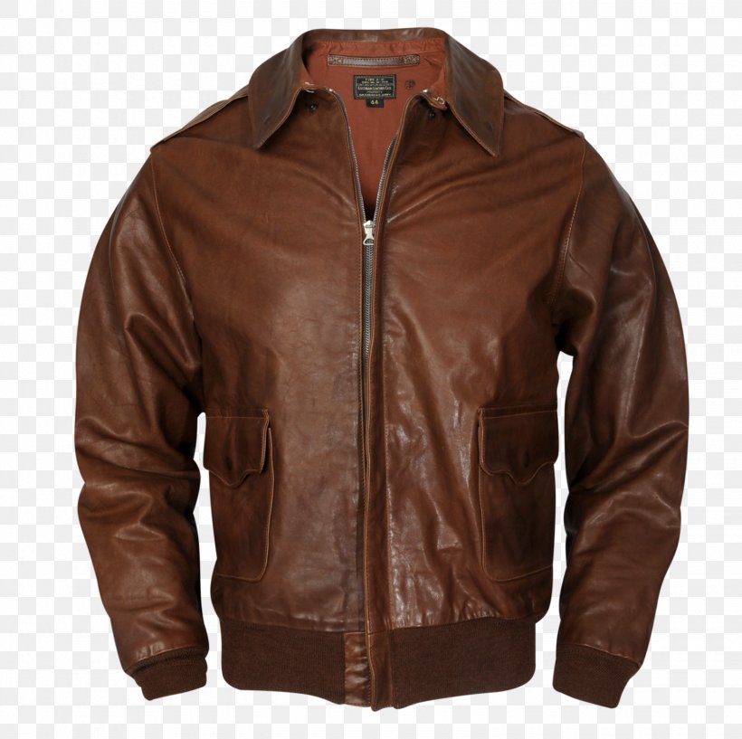 Leather Jacket Leather Jacket A-2 Jacket Flight Jacket, PNG, 1540x1535px, Jacket, A2 Jacket, Brown, Clothing, Flight Jacket Download Free