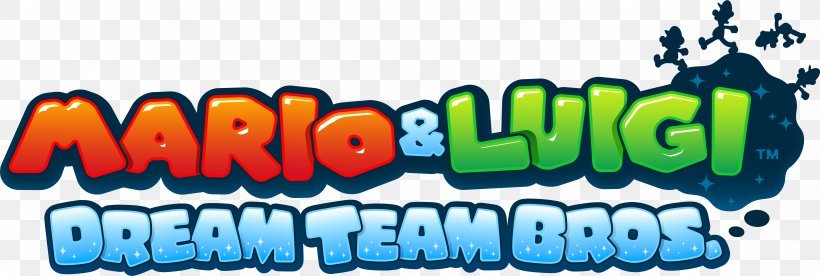 Mario & Luigi: Dream Team Mario & Luigi: Superstar Saga Super Mario Bros., PNG, 4823x1624px, Mario Luigi Dream Team, Banner, Brand, Logo, Luigi Download Free