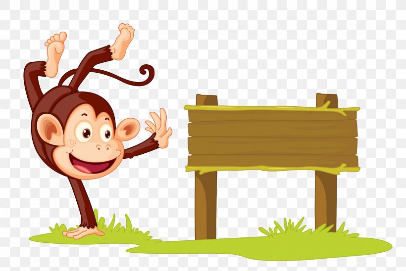 Monkey Seesaw Stock Photography Illustration, PNG, 2285x1529px, Monkey, Cartoon, Depositphotos, Finger, Hand Download Free
