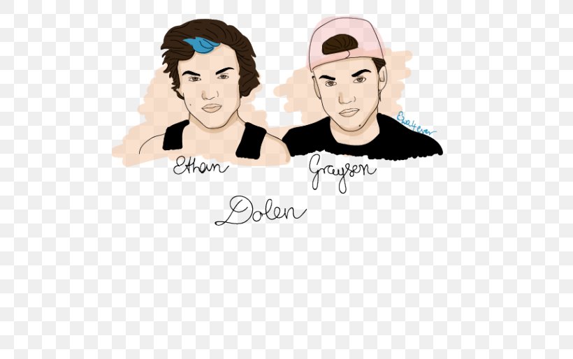 Ethan Dolan Dolan Twins Drawing Illustration, PNG, 500x514px, Watercolor, Cartoon, Flower, Frame, Heart Download Free