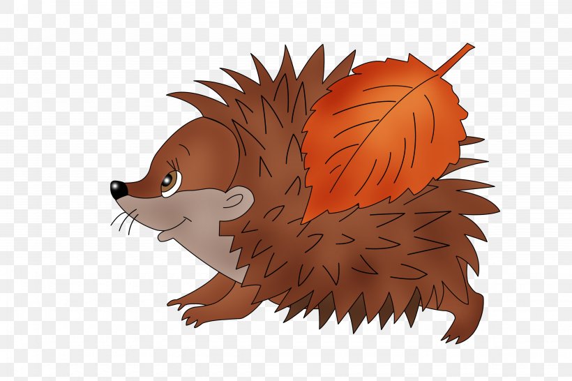 Hedgehog Clip Art, PNG, 4500x3000px, Hedgehog, Bear, Carnivoran, Cartoon, Digital Image Download Free