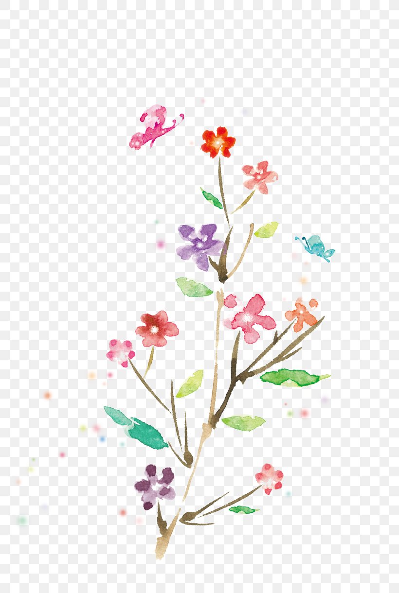 Illustration, PNG, 2050x3050px, South Korea, Blossom, Branch, Flora, Floral Design Download Free