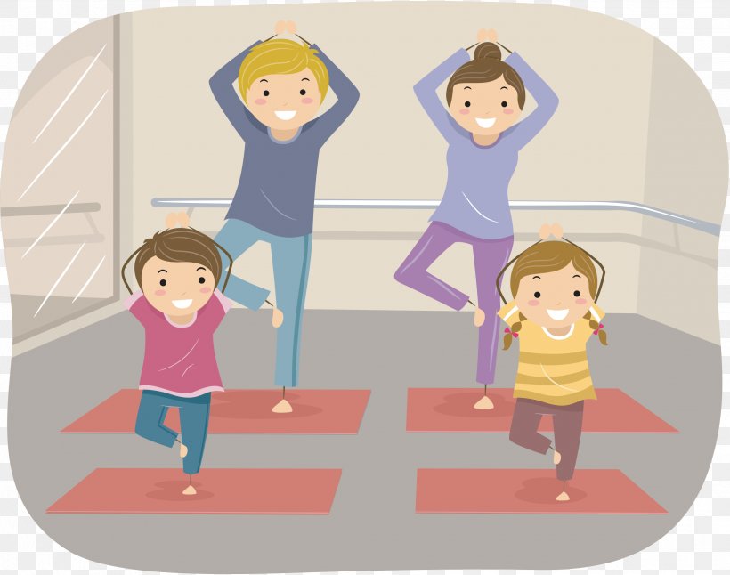 Yoga Exercise Clip Art, PNG, 2483x1958px, Yoga, Art, Asana, Cartoon, Child Download Free