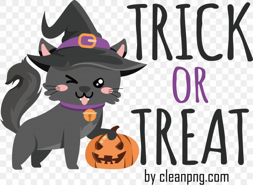 Halloween, PNG, 6464x4724px, Trick Or Treat, Black Cat, Halloween Download Free