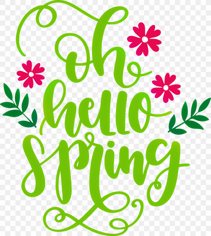 Hello Spring Oh Hello Spring Spring, PNG, 2676x3000px, Hello Spring, Floral Design, Flower, Leaf, Line Download Free