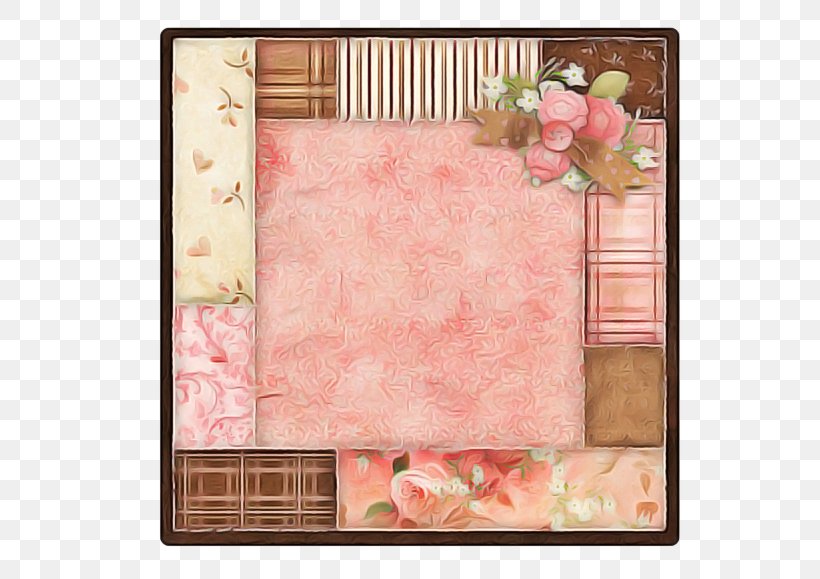 Pink Flower Frame, PNG, 600x579px, Paper, Flower, Heart, Petal, Picture Frame Download Free