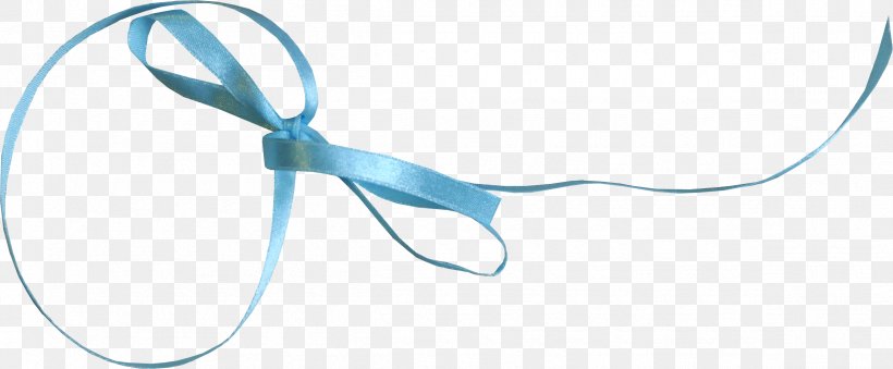 Ribbon Blue Shoelace Knot, PNG, 2405x995px, Ribbon, Aqua, Azure, Blue, Blue Ribbon Download Free