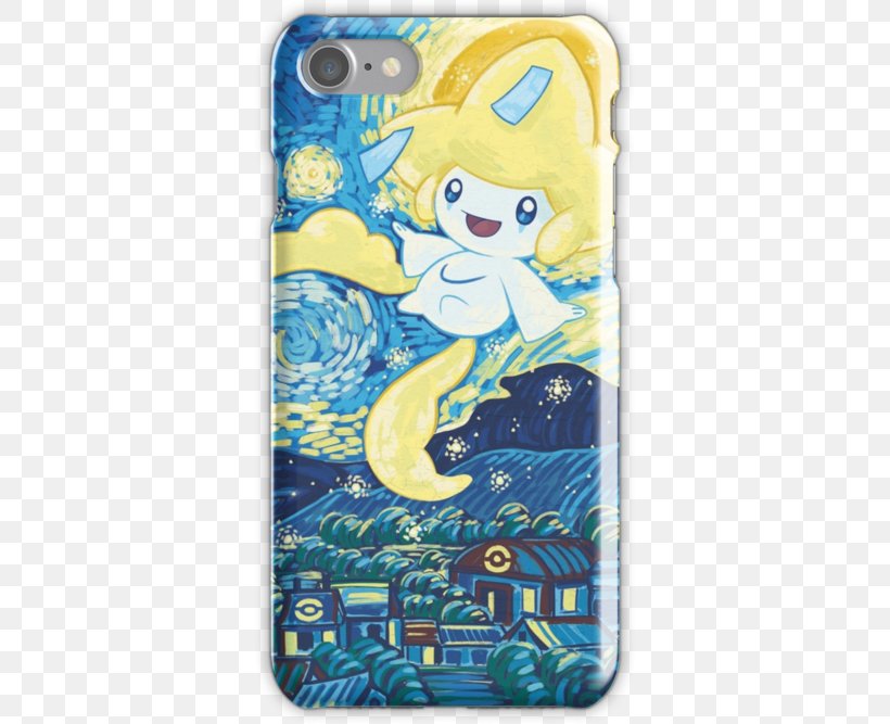 The Starry Night Jirachi Painting Pokémon Art, PNG, 500x667px, Starry Night, Art, Art History, Fictional Character, Hokusai Download Free