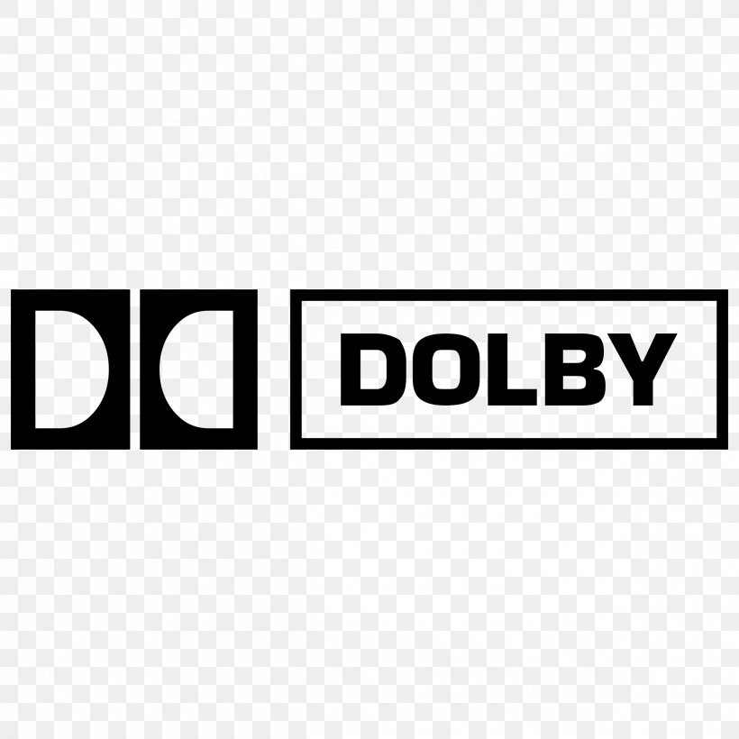 Dolby Laboratories Logo Dolby Atmos Dolby Digital Surround Sound, PNG, 2400x2400px, Dolby Laboratories, Area, Black, Brand, Compact Cassette Download Free