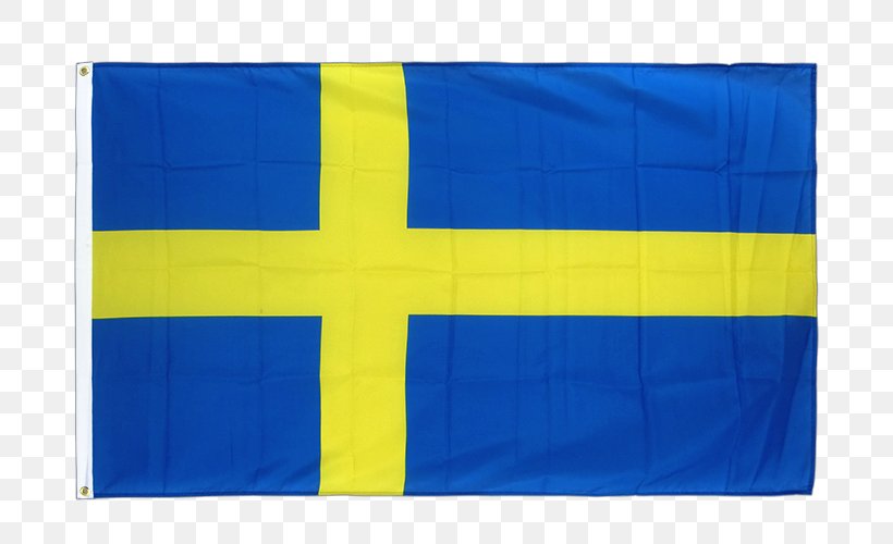 Flag Of Sweden Fahne National Flag, PNG, 750x500px, Sweden, Blue, Cobalt Blue, Electric Blue, Fahne Download Free