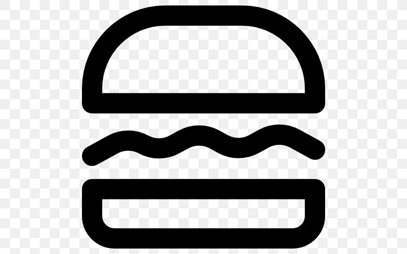 Hamburger Junk Food Bread, PNG, 512x512px, Hamburger, Area, Black, Black And White, Bread Download Free